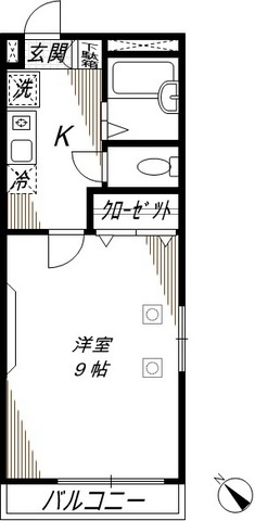プレミール山王の間取り|★最上階２面採光角部屋★