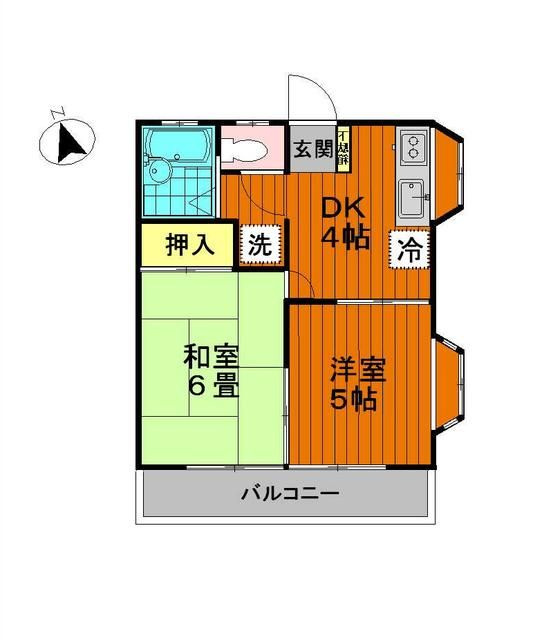 ハイムホーカクの間取り