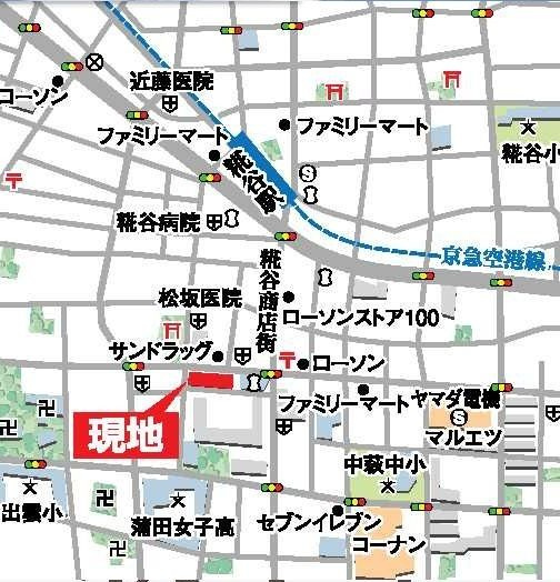 萩中イーストの地図
