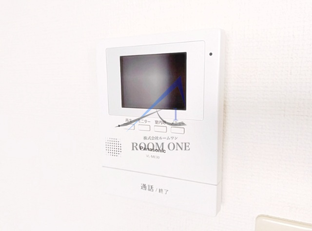 ドミール洗足のセキュリティ|モニター付きインターホンです。