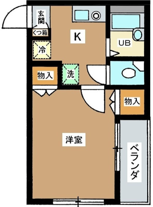 ドミール洗足の間取り|間取りです。