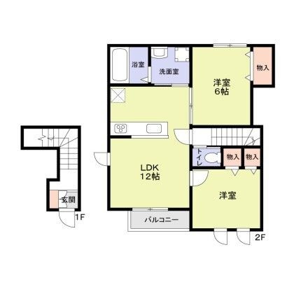 （仮称）川崎市多摩区宿河原３丁目計画　Ｂ棟の間取り|間取りです。