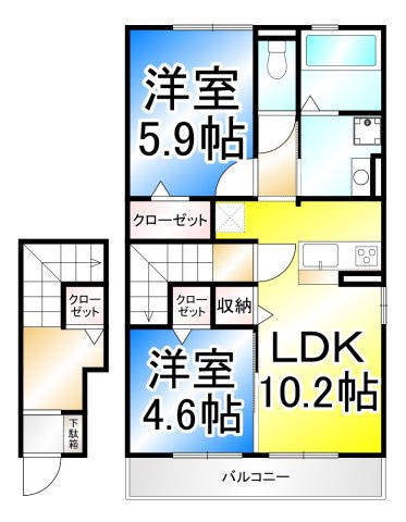 Jeunesse（ジュネス）の間取り
