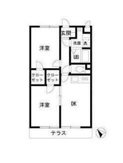 船橋市前貝塚町のアパートの間取り