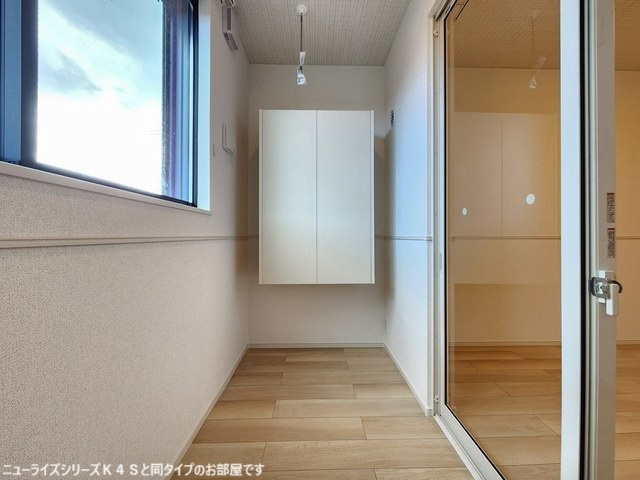 稲城市矢野口のアパートのバルコニー