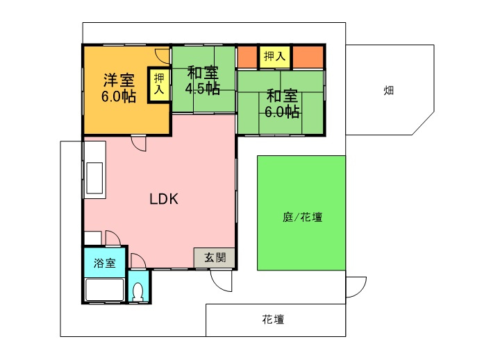 那覇市識名戸建ての間取り|間取り図♪