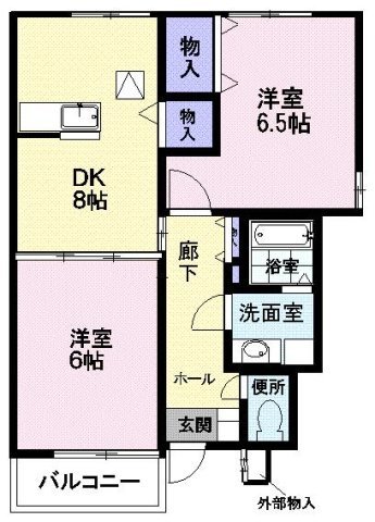 メゾン・ドゥ・アンジュの間取り