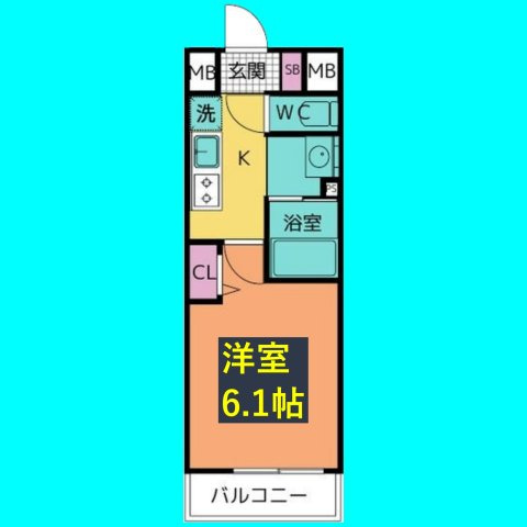 ラグゼナ上前津の間取り