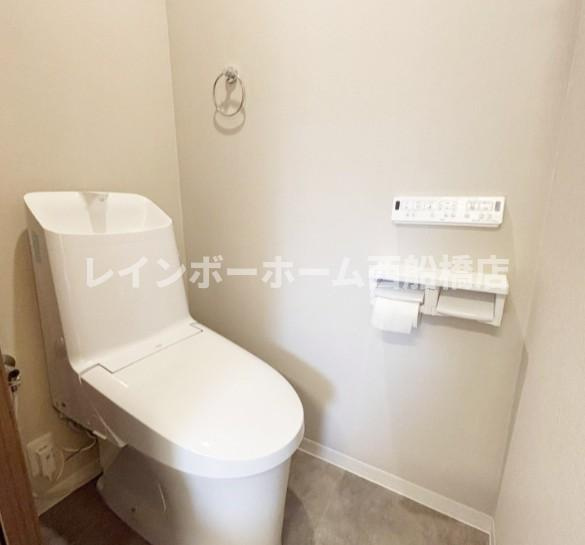 エクセル飯山満A棟のトイレ