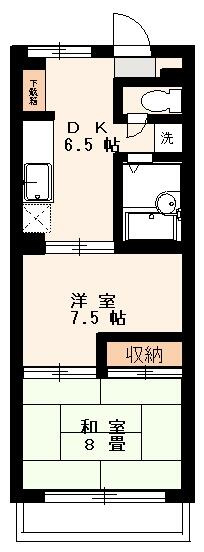 ２ＤＫ：４１．３８平方メートル
