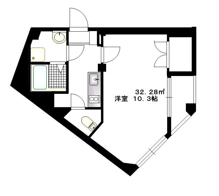 Blanc Blue Gakugeidaigakuの間取り|間取りです。