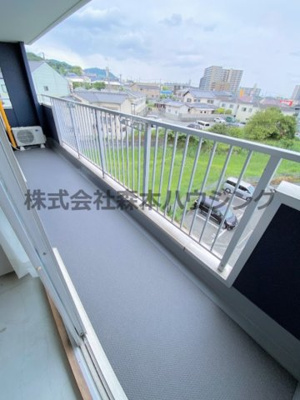 【バルコニー】 | 　昇栄マンションⅡ | 南西向きのメインバルコニーです