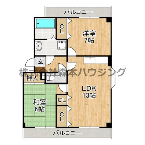 【間取り】 | 　昇栄マンションⅡ