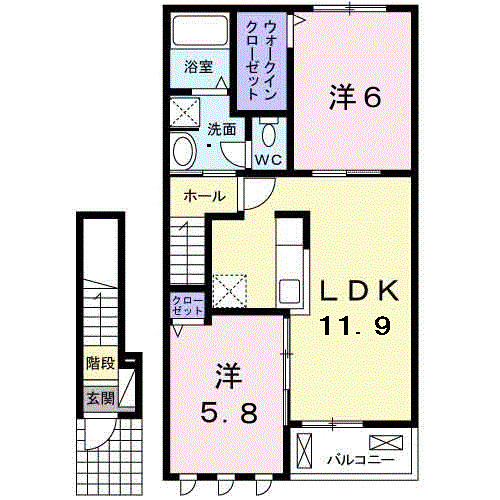【間取り】 | フォルトゥーナⅤ