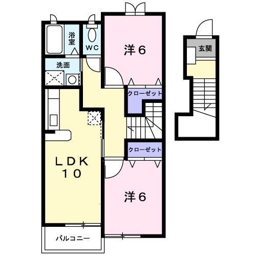 【間取り】 | ハイツセゾンＣ
