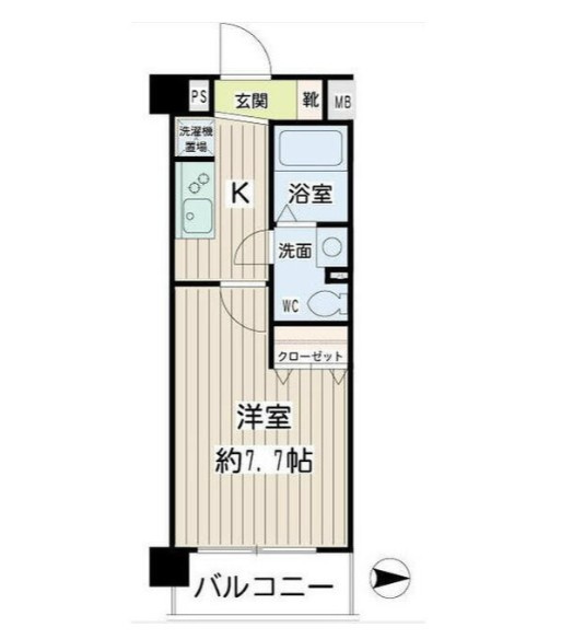 ムエット菊川の間取り