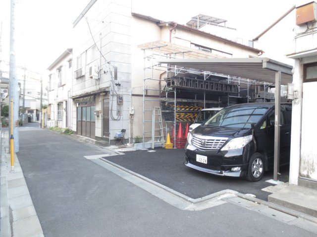 八広佐々木コーポの駐車場