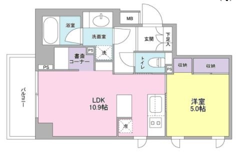 日本橋ミスモの間取り