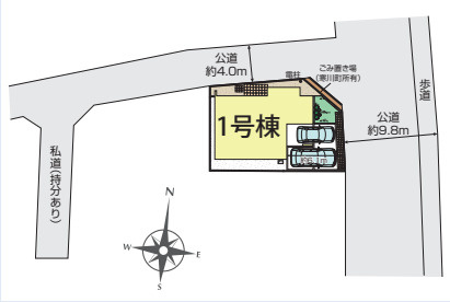 高座郡寒川町一之宮8丁目　新築戸建　全1棟の区画図