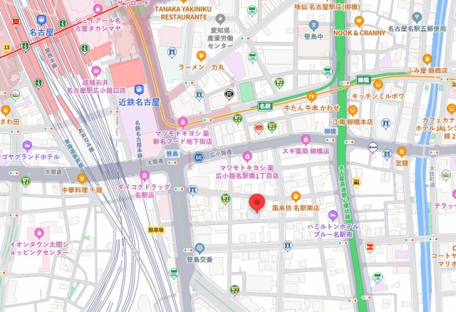 オルバースビルディングの地図
