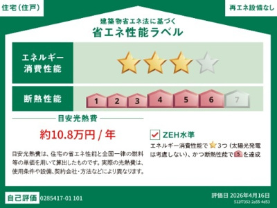 【省エネ性能ラベル】 | ヒカルサ京都伏見小野
