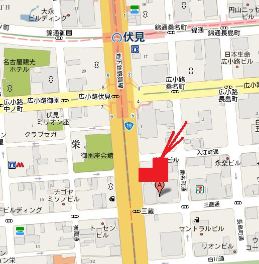 伏見第一ビルの地図