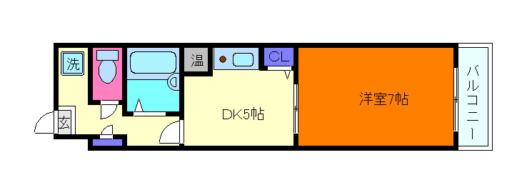 アーバンKⅡの間取り