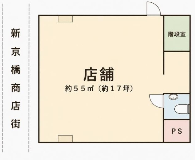 東野田町５丁目テナントの間取り