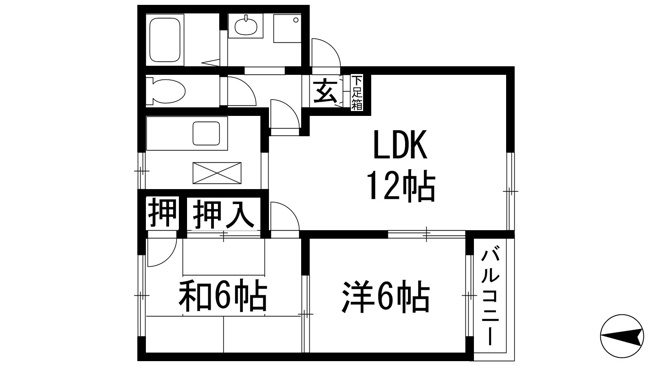 【間取り】 | ロジュマン緑ヶ丘