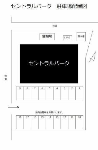 セントラルパークの駐車場