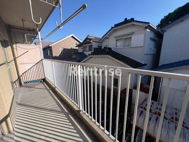 東陽第五ハイツのバルコニー