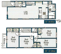 名古屋市緑区旭出3丁目902【仲介手数料無料】新築一戸建て 2号棟の画像