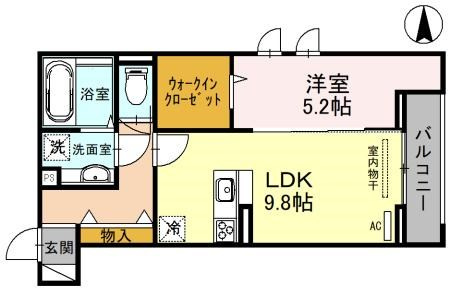 D-room塚口町の間取り