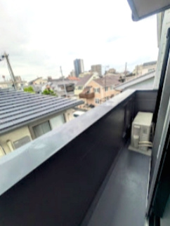 旭区大宮新築戸建のバルコニー