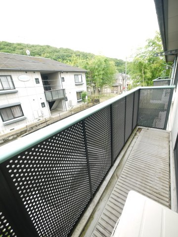 ドミール　Ｍのバルコニー|※写真は別の部屋のものです。