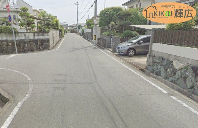 明石市大久保町高丘3丁目（全2区画）2号地の前面道路含む現地写真