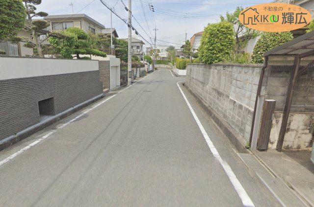 明石市大久保町高丘3丁目（全2区画）2号地の前面道路含む現地写真