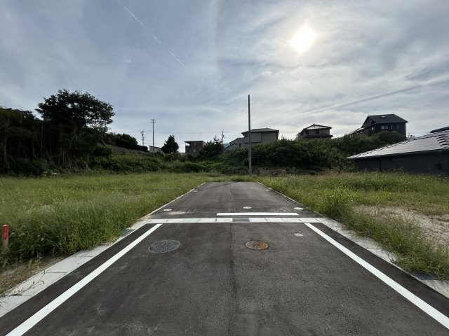 常滑市榎戸町3丁目 第4期　全12区画　10号地の前面道路含む現地写真|R8.9.19撮影　協定地あり！