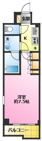 ルーブル川崎中丸子弐番館の間取り|オートロック完備☆