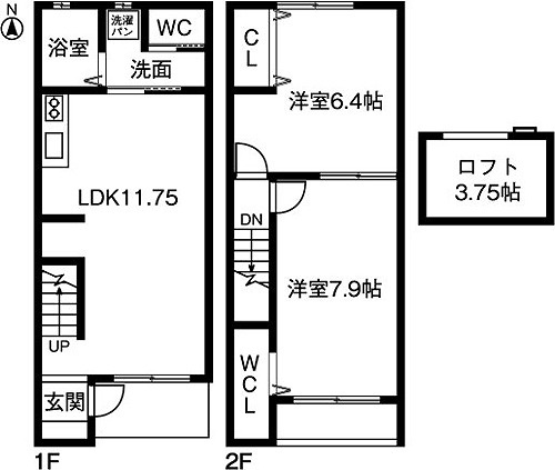 パレス　メグミの間取り