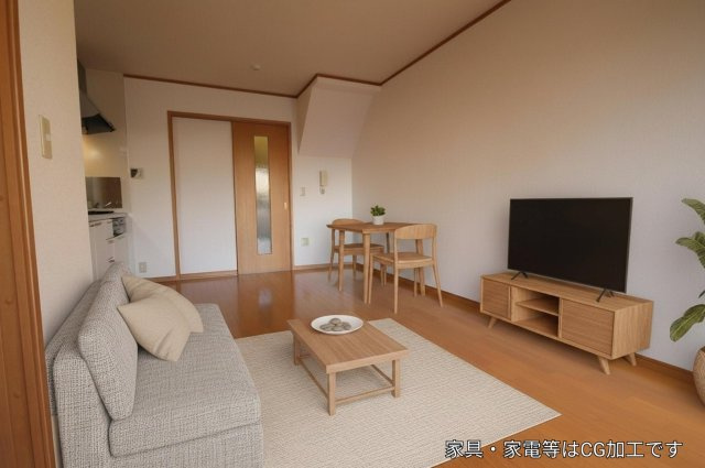 クレール春木の居間・リビング|※同物件別号室の写真になります