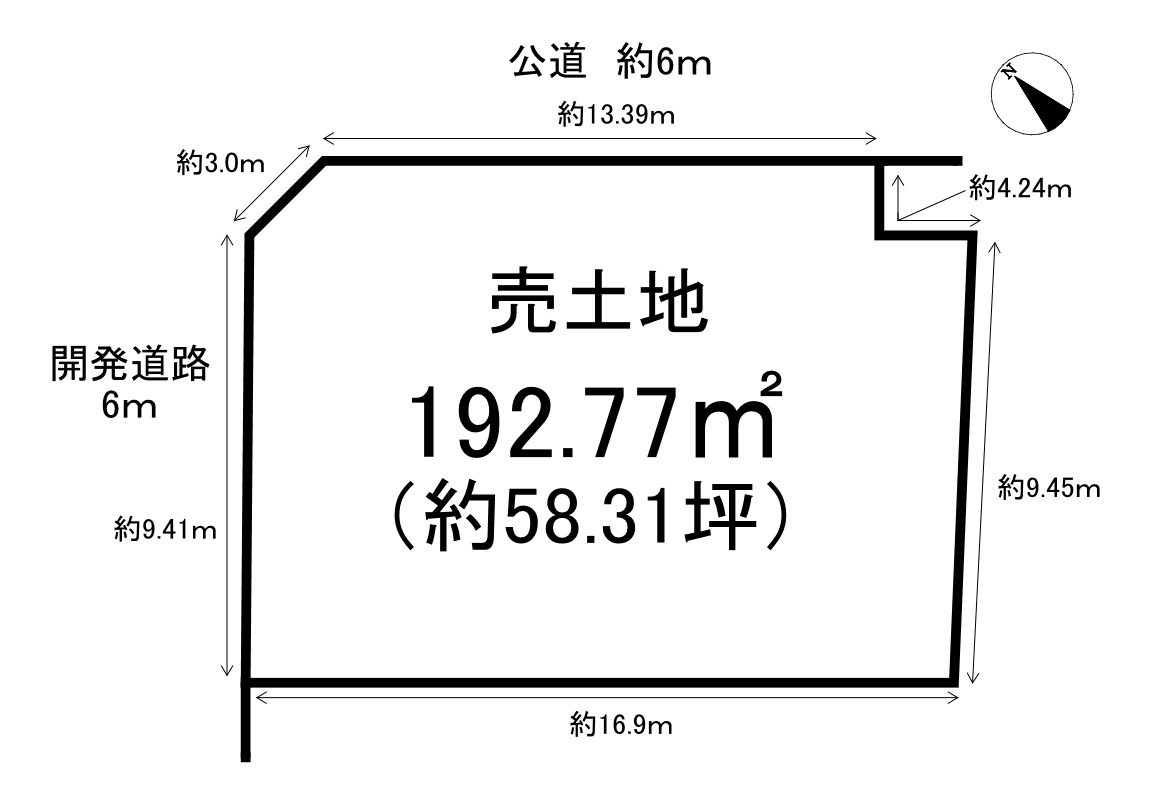 常滑市榎戸町3丁目 第4期　全12区画　6号地