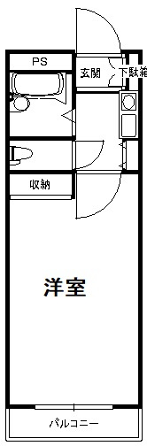大阪市中央区中寺１丁目の賃貸マンションの間取り