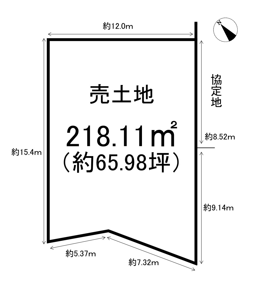 常滑市榎戸町3丁目 第4期　全12区画　5号地の土地図|5号地　土地：218.11㎡　価格：1397万円