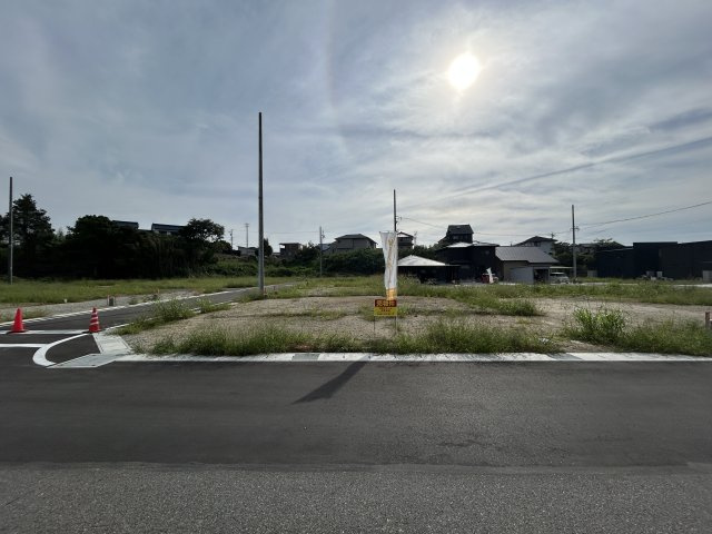 常滑市榎戸町3丁目 第4期　全12区画　2号地の外観|R8.9.19撮影　お好きなハウスメーカーで建築可能です♪