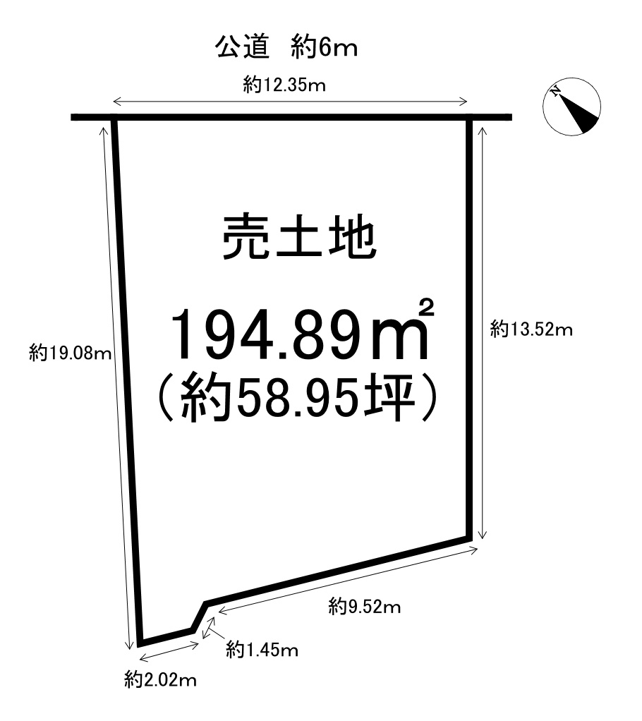 常滑市榎戸町3丁目 第4期　全12区画　1号地