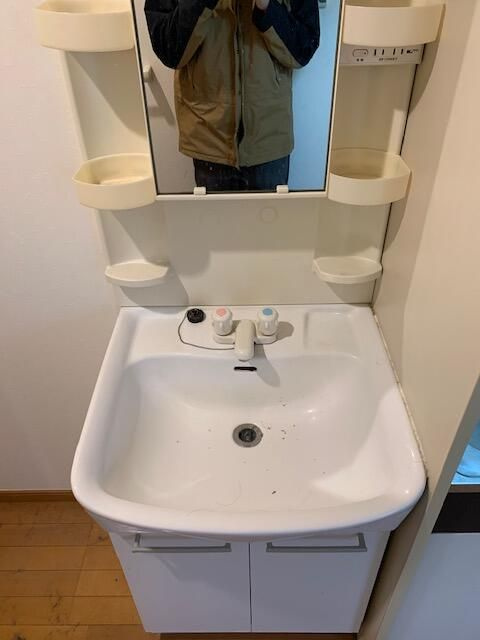 ワコウサンハイツＡ棟の洗面所