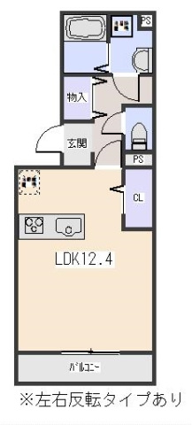 グリーンシティ竜美Kの間取り