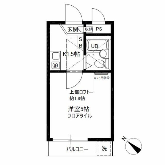 【間取り】 | パークヴィラ鶴間B棟