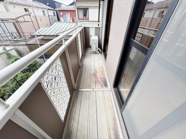 セジュール府中A棟のバルコニー